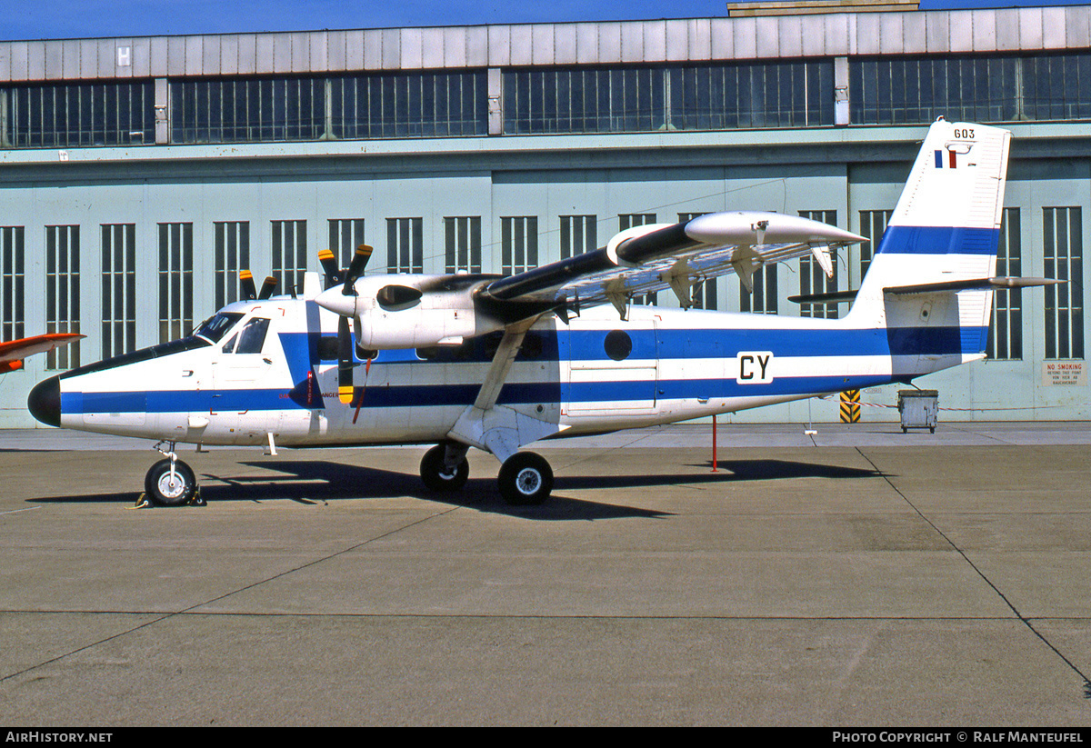 Aircraft Photo of 603 | De Havilland Canada DHC-6-300 Twin Otter | France - Air Force | AirHistory.net #377964
