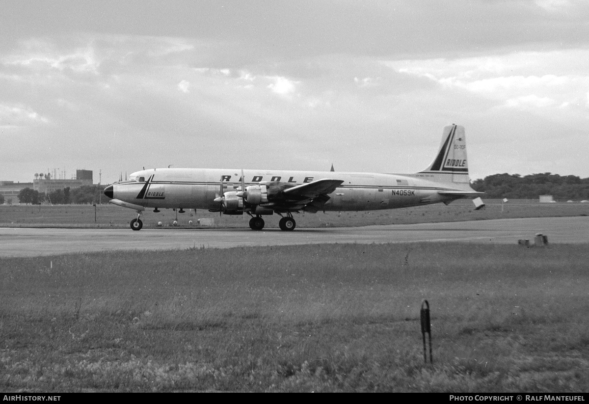 Aircraft Photo of N4059K | Douglas DC-7C(F) | Riddle Airlines | AirHistory.net #377978