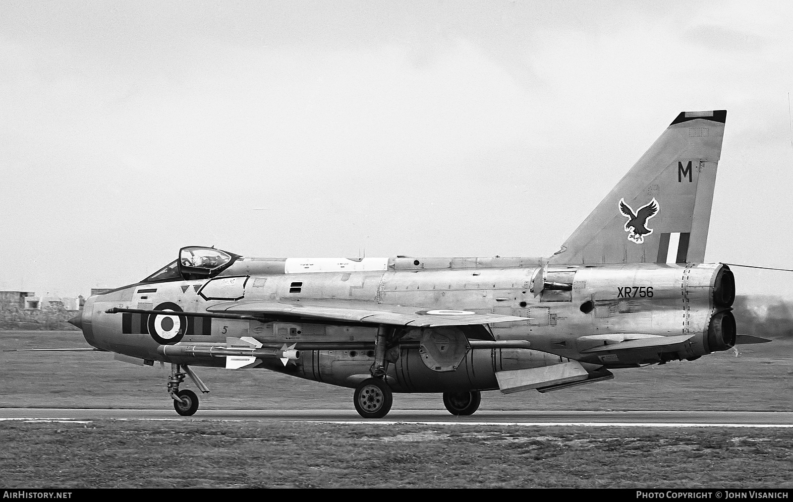 Aircraft Photo of XR756 | English Electric Lightning F6 | UK - Air Force | AirHistory.net #377980