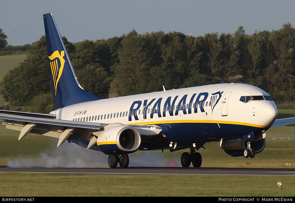 Aircraft Photo of EI-FIM | Boeing 737-8AS | Ryanair | AirHistory.net #377986