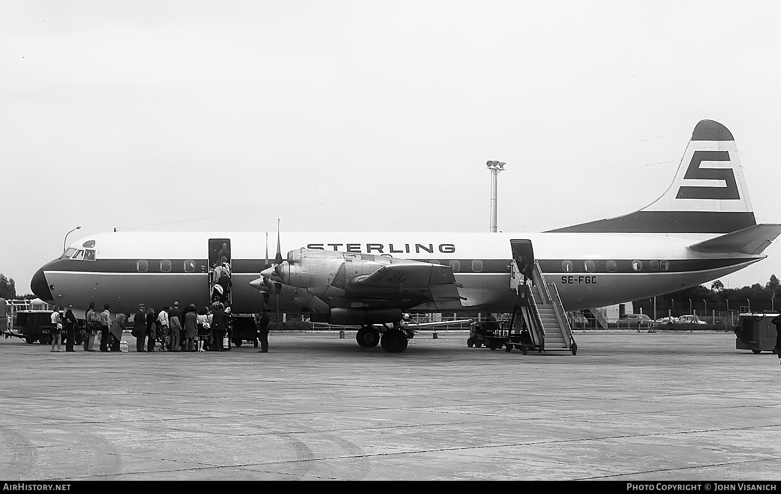 Aircraft Photo of SE-FGC | Lockheed L-188A Electra | Sterling Airways | AirHistory.net #377998