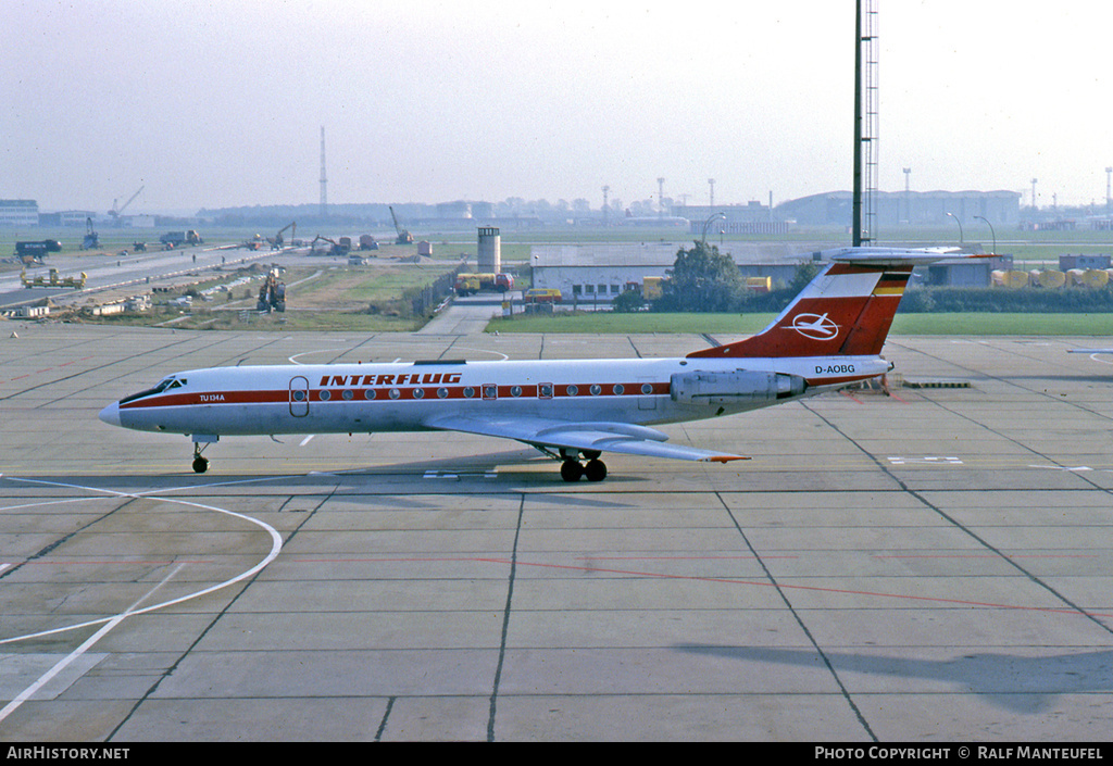 Aircraft Photo of D-AOBG | Tupolev Tu-134A | Interflug | AirHistory.net #378002