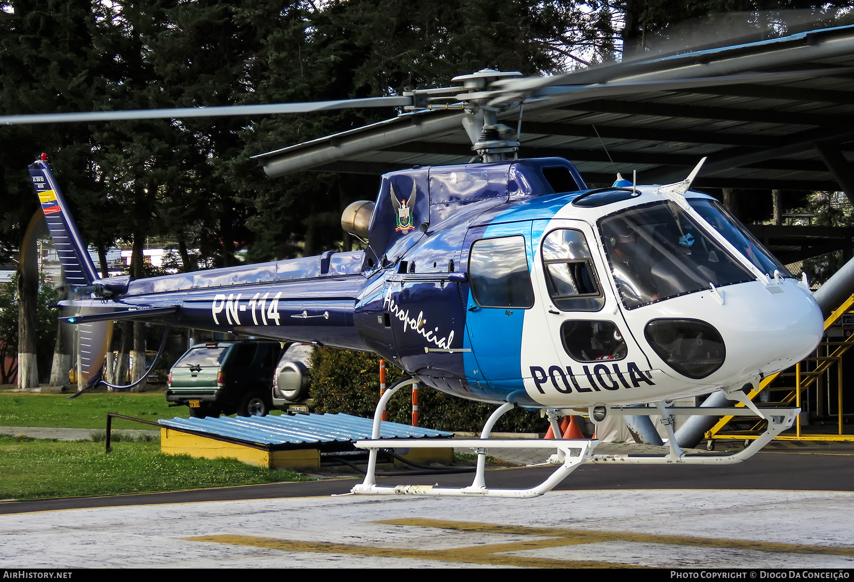 Aircraft Photo of PN-114 | Eurocopter AS-350B-3 Ecureuil | Ecuador - Police | AirHistory.net #378005