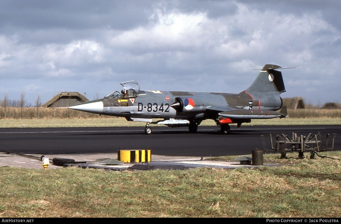 Aircraft Photo of D-8342 | Lockheed F-104G Starfighter | Netherlands - Air Force | AirHistory.net #378026