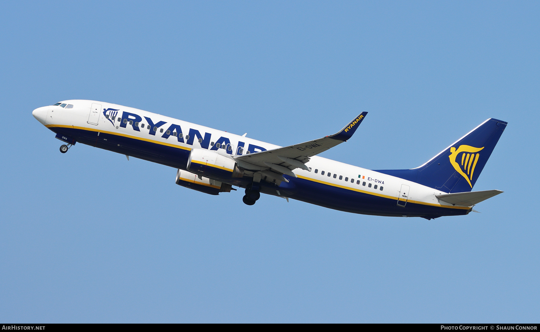 Aircraft Photo of EI-DWA | Boeing 737-8AS | Ryanair | AirHistory.net #378035