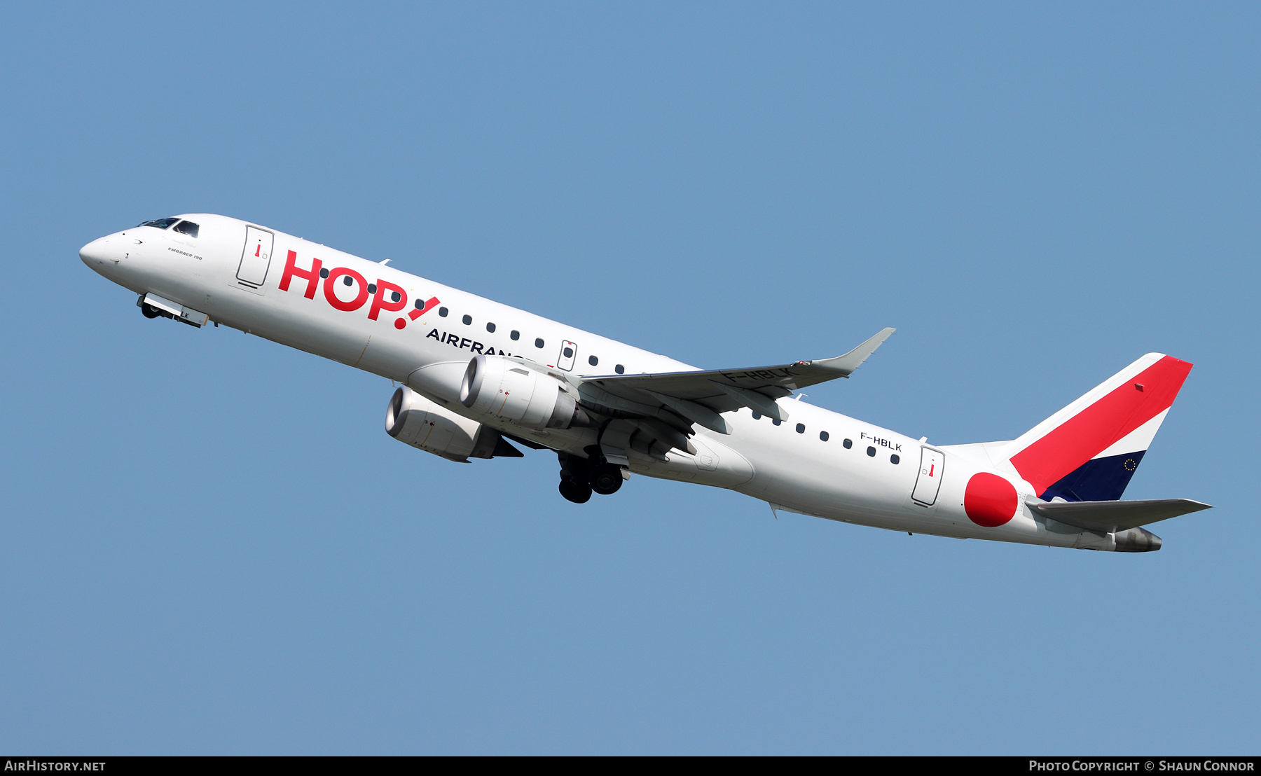 Aircraft Photo of F-HBLK | Embraer 190STD (ERJ-190-100STD) | Hop! | AirHistory.net #378037