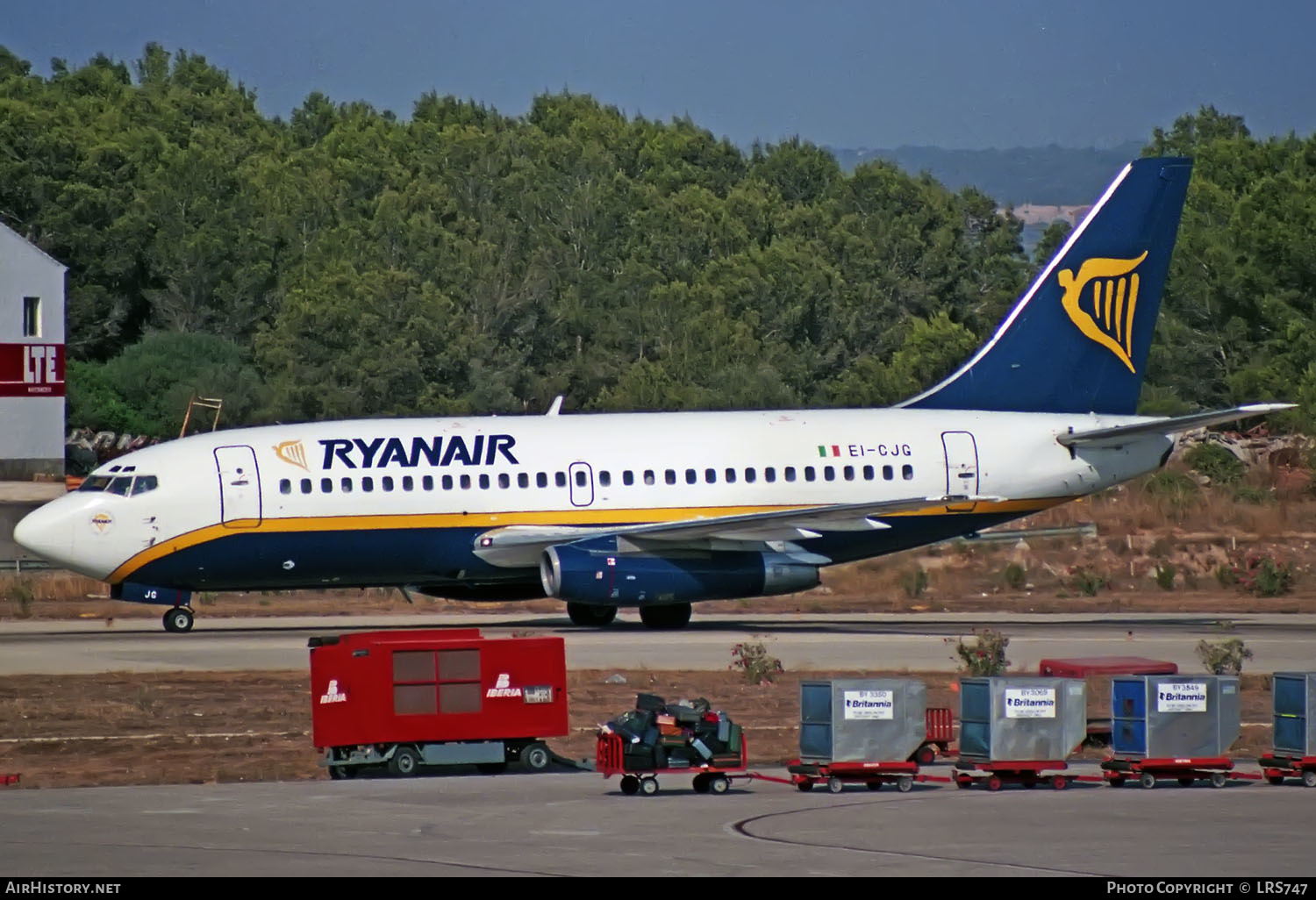 Aircraft Photo of EI-CJG | Boeing 737-204/Adv | Ryanair | AirHistory.net #378040