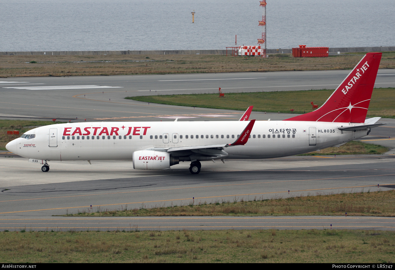 Aircraft Photo of HL8035 | Boeing 737-8BK | Eastar Jet | AirHistory.net #378056