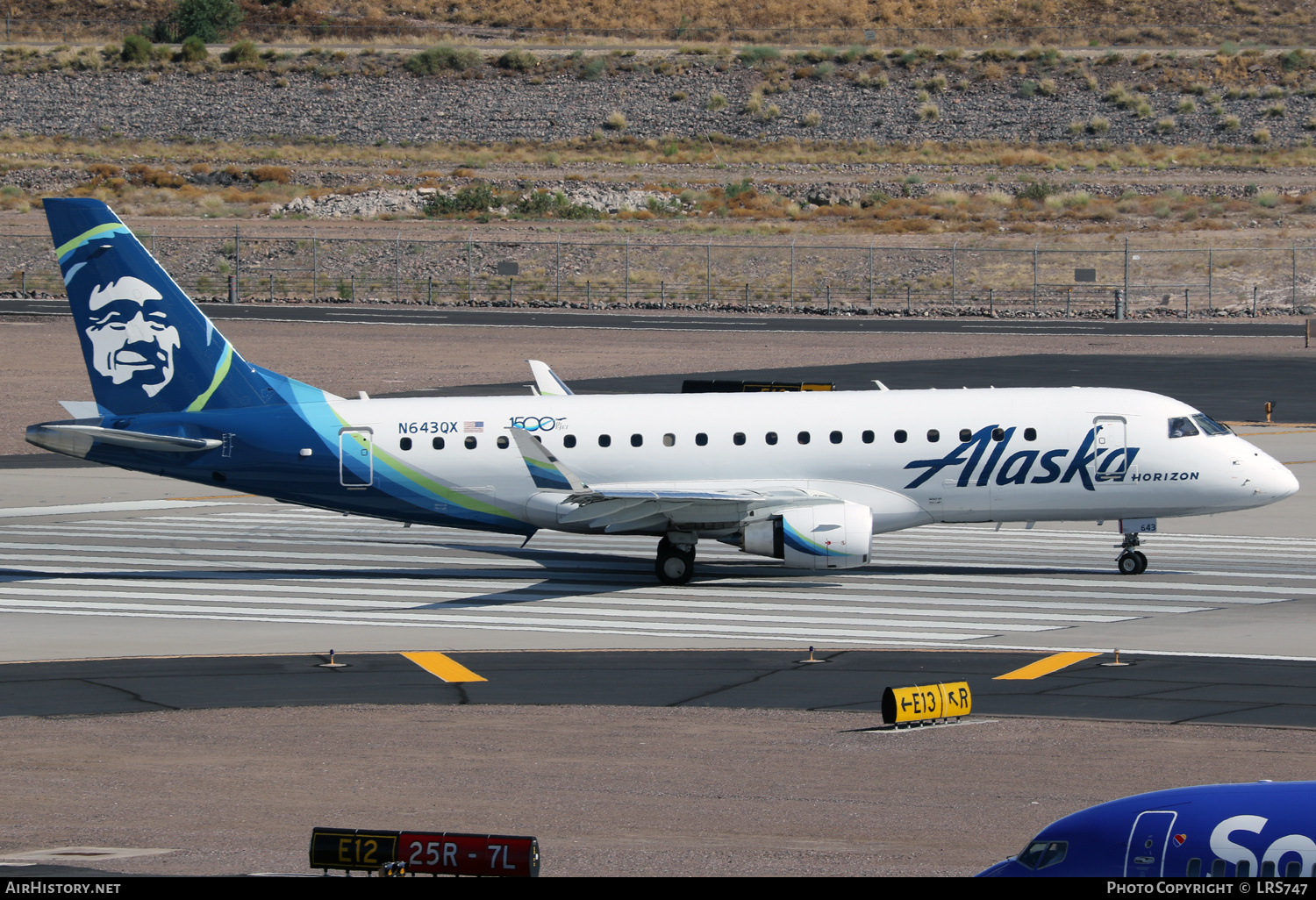 Aircraft Photo of N643QX | Embraer 175LR (ERJ-170-200LR) | Alaska Airlines | AirHistory.net #378087
