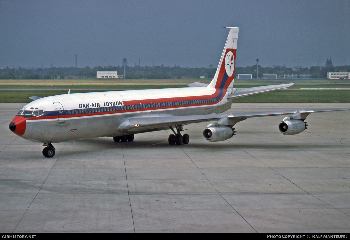 Aircraft Photo of G-AZTG | Boeing 707-321 | Dan-Air London | AirHistory.net #378119