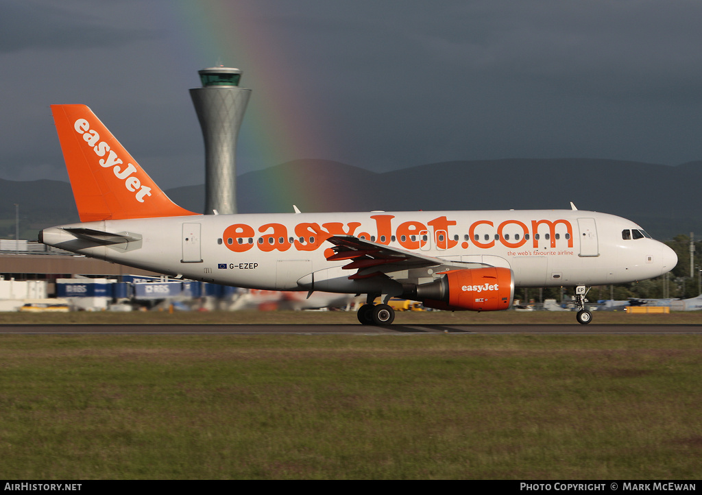 Aircraft Photo of G-EZEP | Airbus A319-111 | EasyJet | AirHistory.net #378121