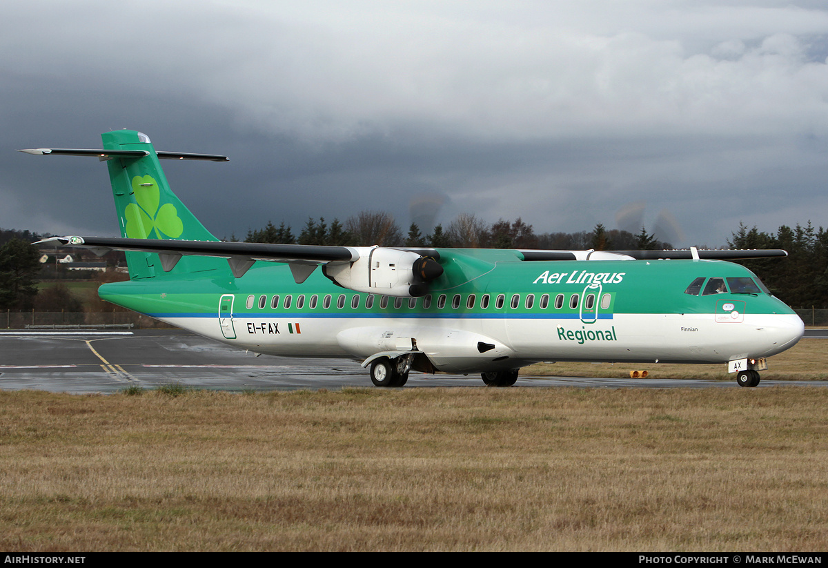 Aircraft Photo of EI-FAX | ATR ATR-72-600 (ATR-72-212A) | Aer Lingus Regional | AirHistory.net #378130