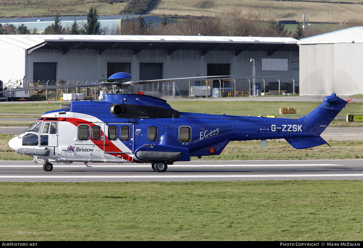 Aircraft Photo of G-ZZSK | Eurocopter EC-225LP Super Puma Mk2+ | Bristow Helicopters | AirHistory.net #378137