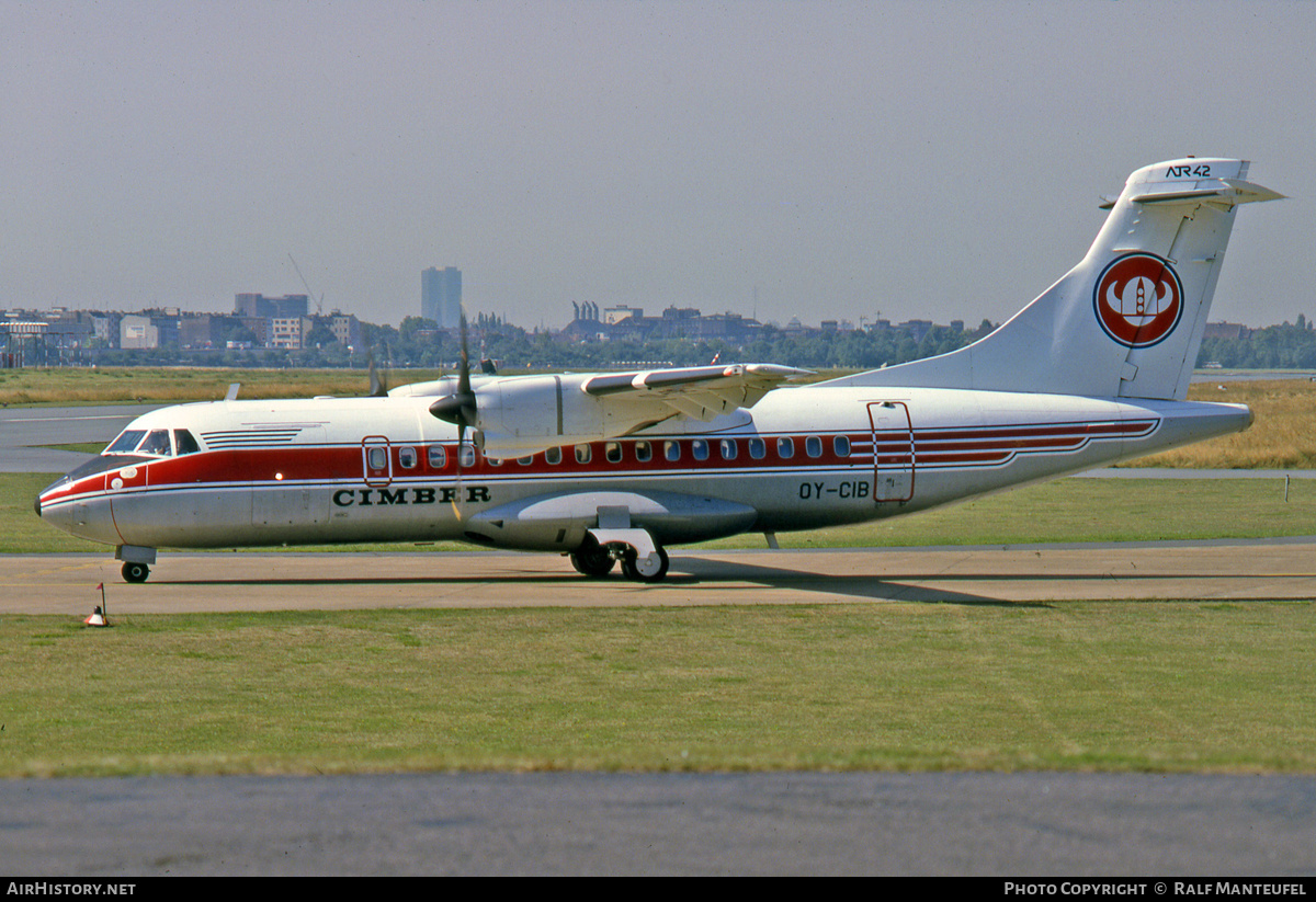 Aircraft Photo of OY-CIB | ATR ATR-42-300 | Cimber Air | AirHistory.net #378153