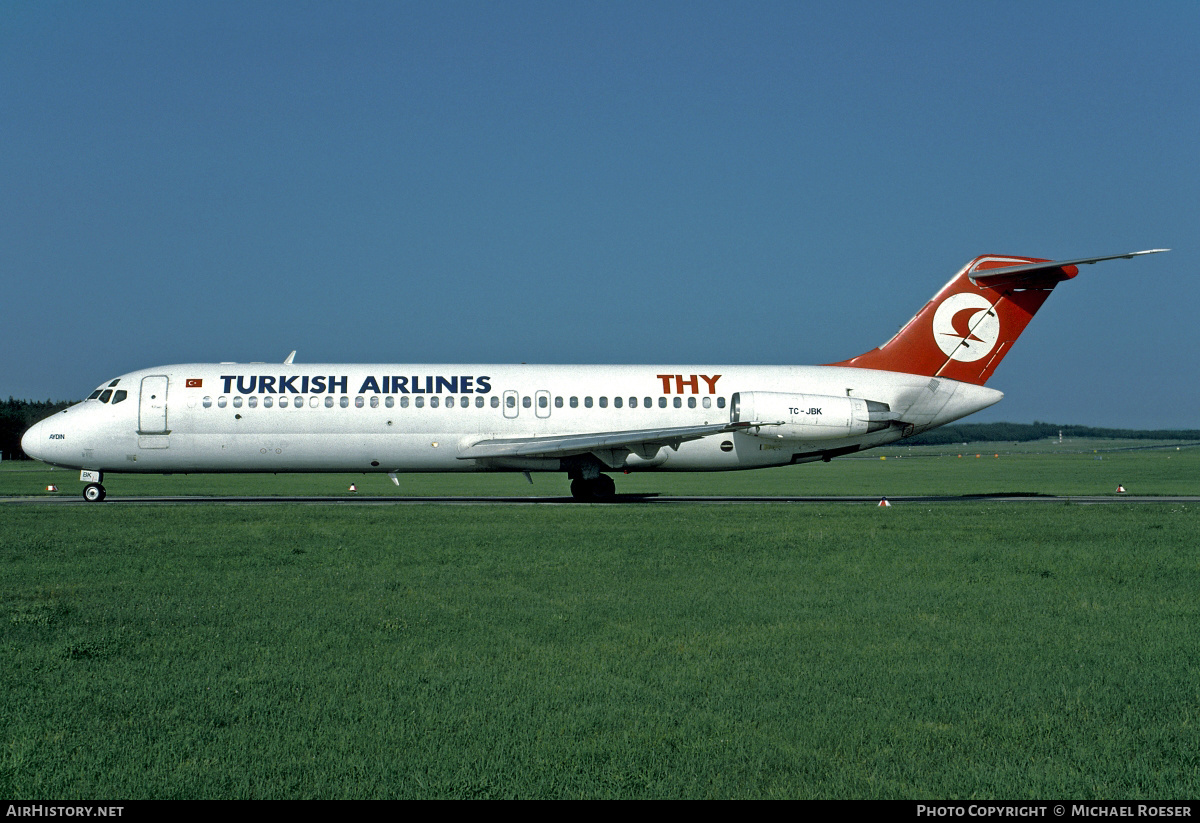 Aircraft Photo of TC-JBK | McDonnell Douglas DC-9-32 | THY Türk Hava Yolları - Turkish Airlines | AirHistory.net #378163