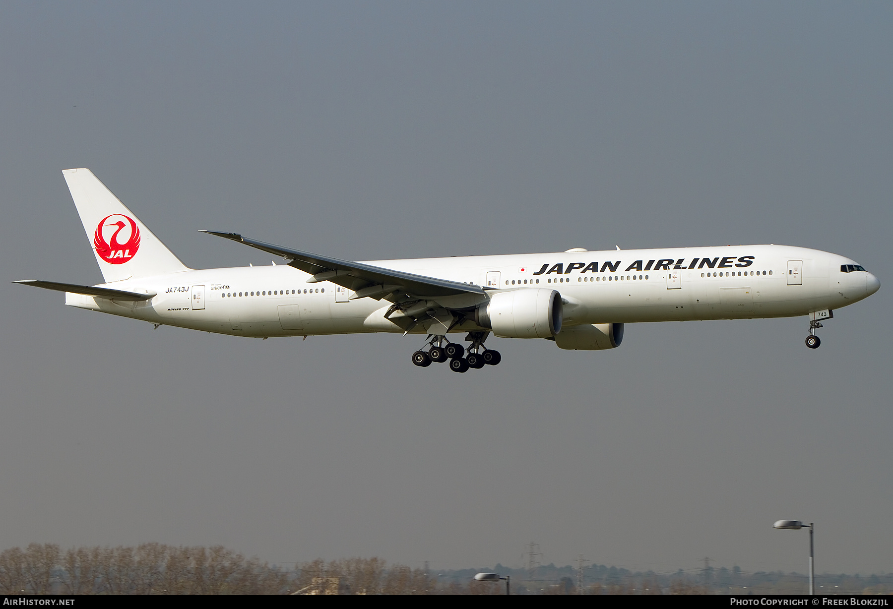 Aircraft Photo of JA743J | Boeing 777-346/ER | Japan Airlines - JAL | AirHistory.net #378169