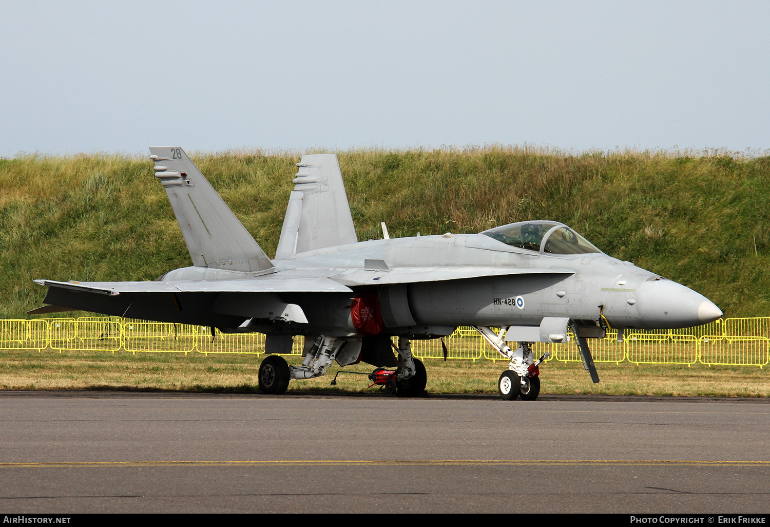 Aircraft Photo of HN-428 | McDonnell Douglas F/A-18C Hornet | Finland - Air Force | AirHistory.net #378194