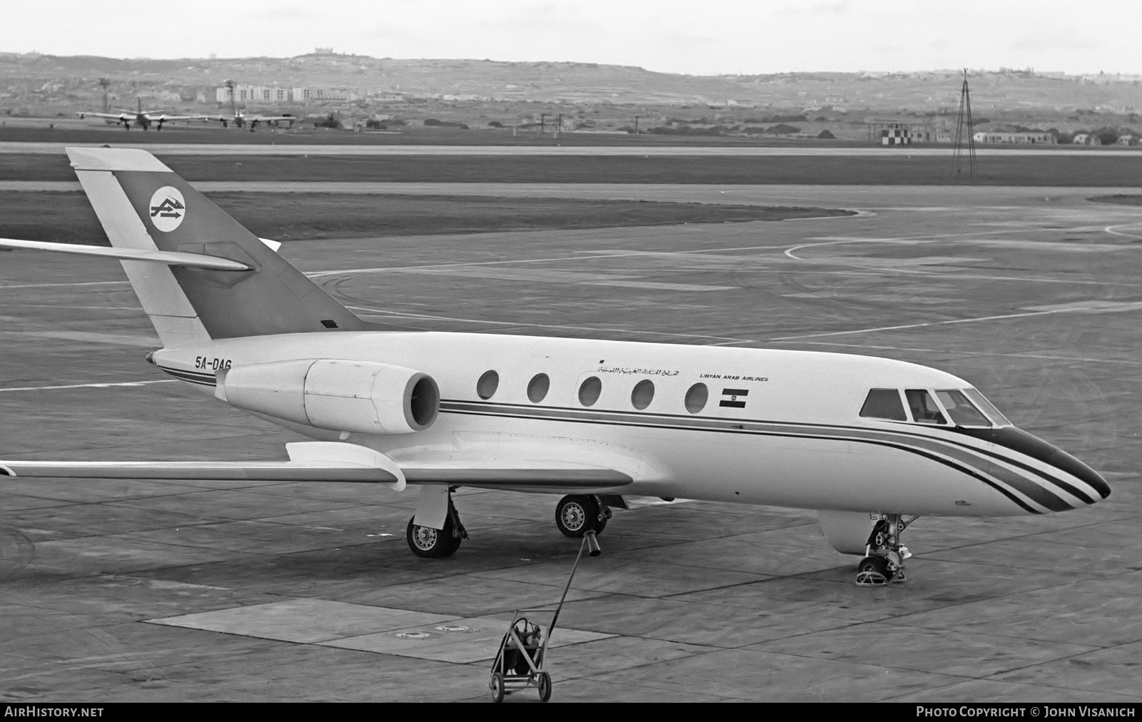 Aircraft Photo of 5A-DAG | Dassault Falcon 20C | Libyan Arab Airlines | AirHistory.net #378198
