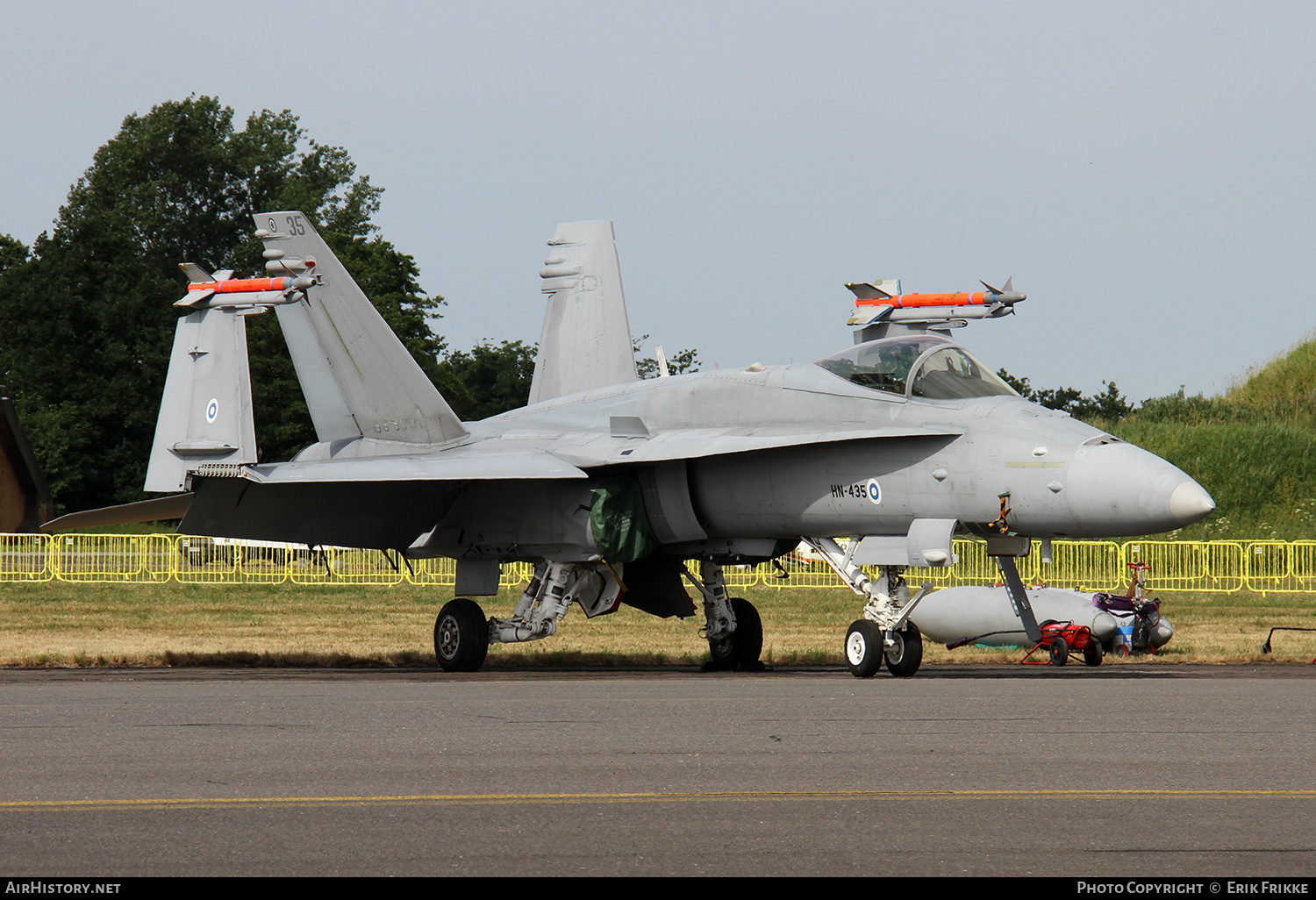 Aircraft Photo of HN-435 | McDonnell Douglas F/A-18C Hornet | Finland - Air Force | AirHistory.net #378213