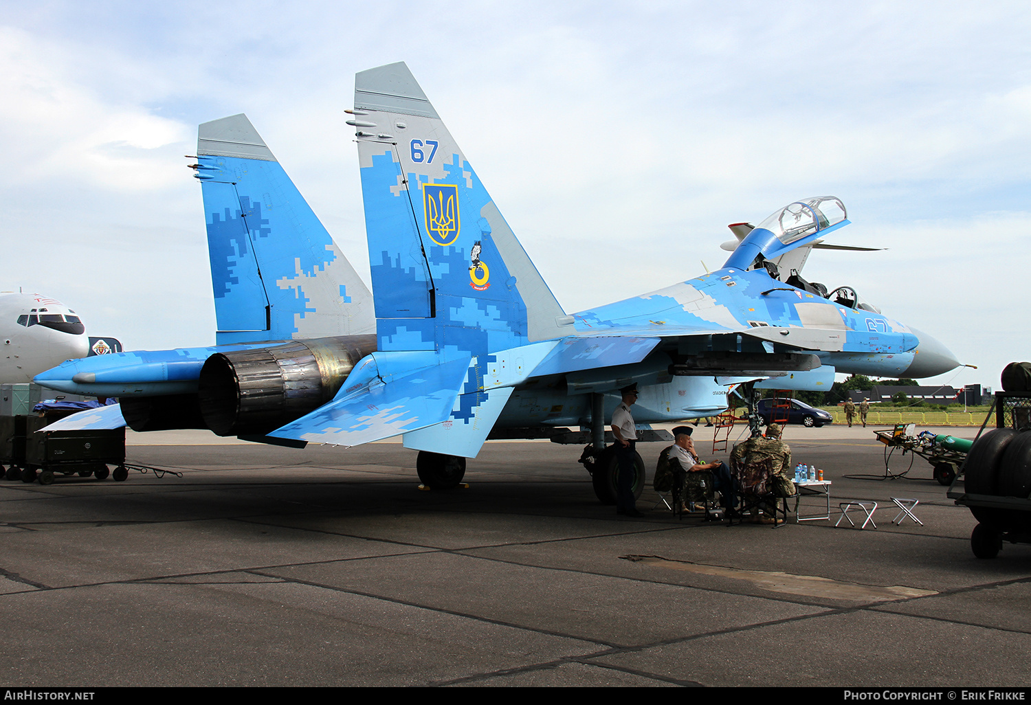Aircraft Photo of 67 blue | Sukhoi Su-27UB1M | Ukraine - Air Force | AirHistory.net #378215