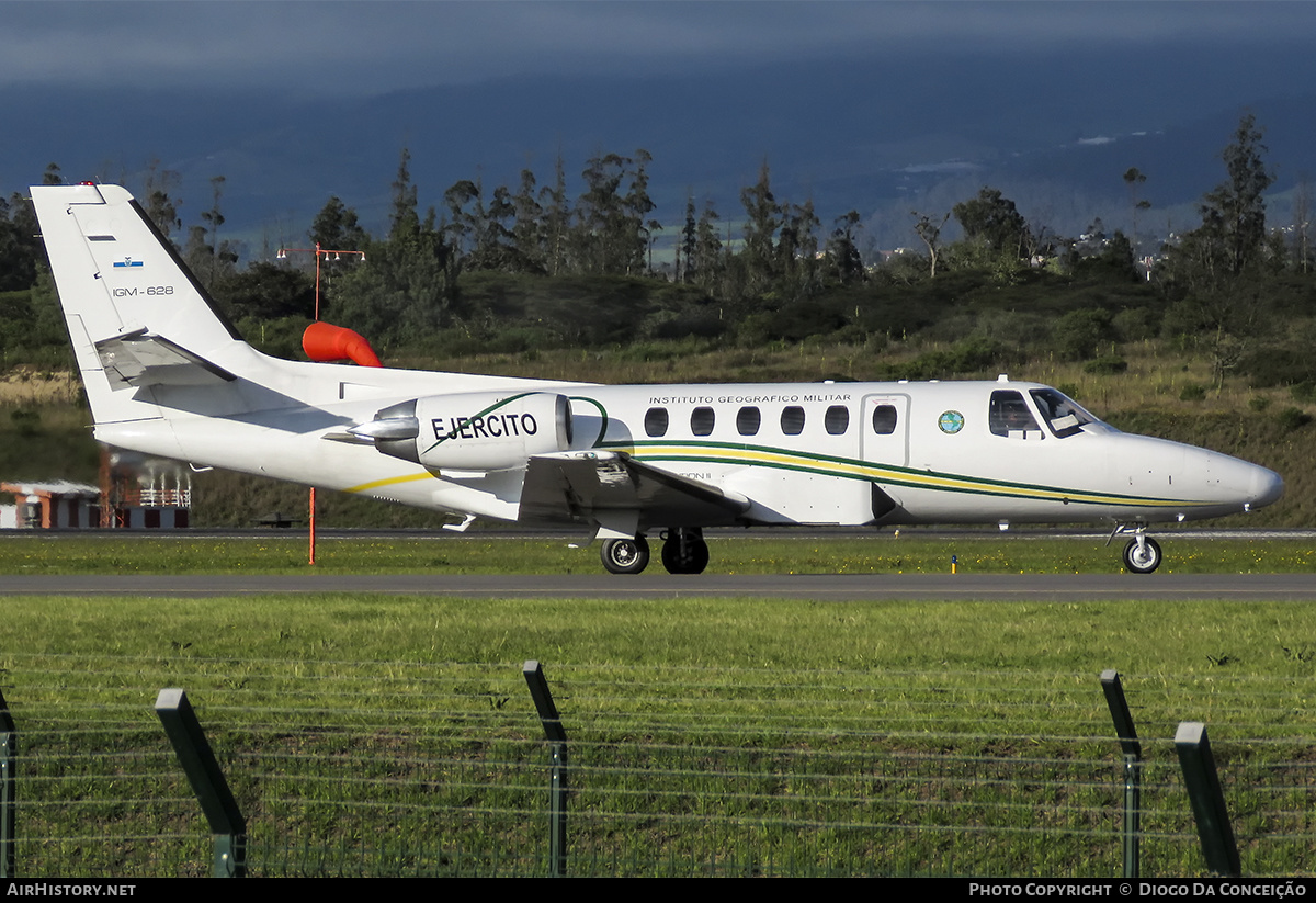 Aircraft Photo of IGM-628 | Cessna 550 Citation II | Ecuador - Army | AirHistory.net #378232