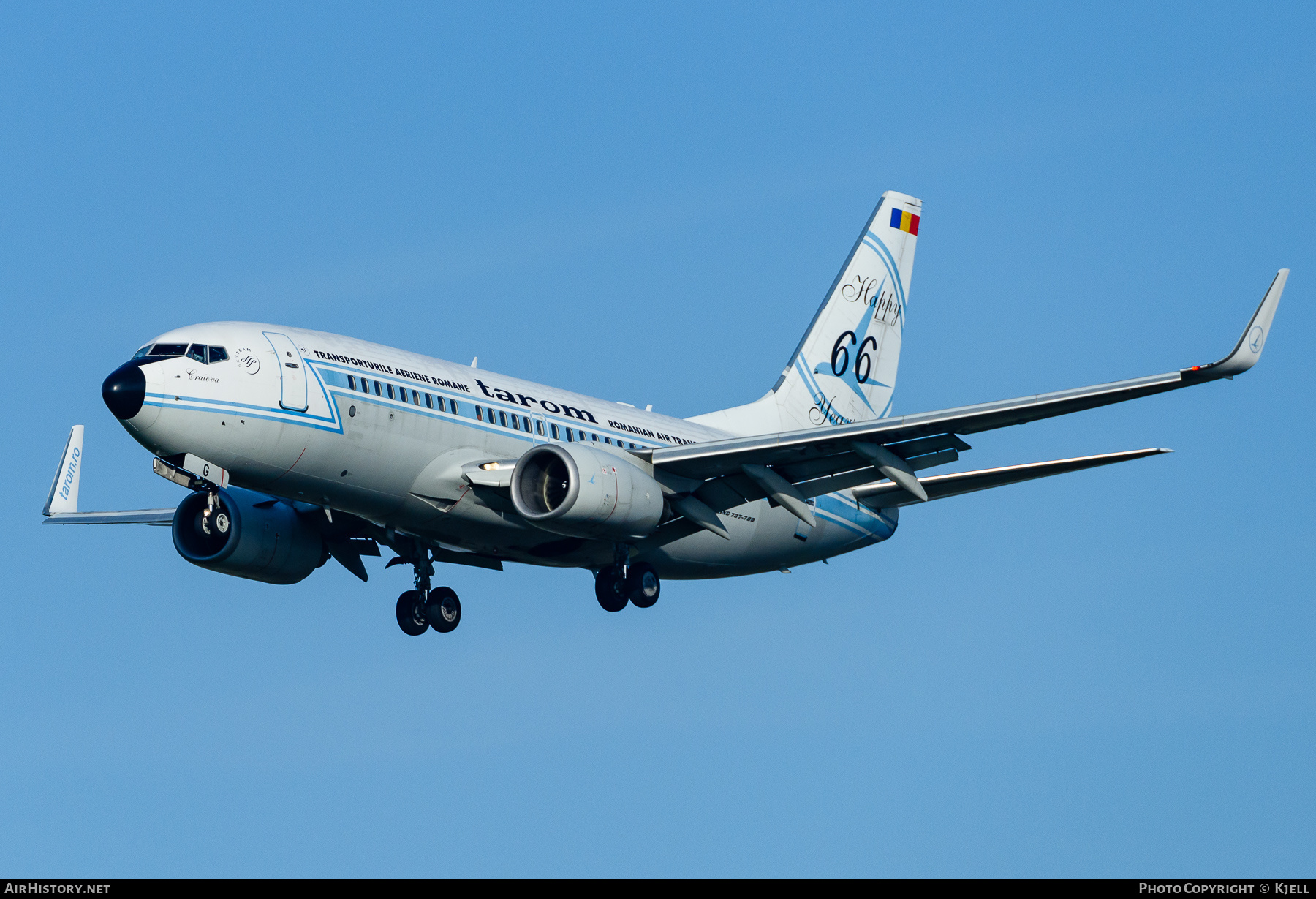 Aircraft Photo of YR-BGG | Boeing 737-78J | TAROM - Transporturile Aeriene Române | AirHistory.net #378236