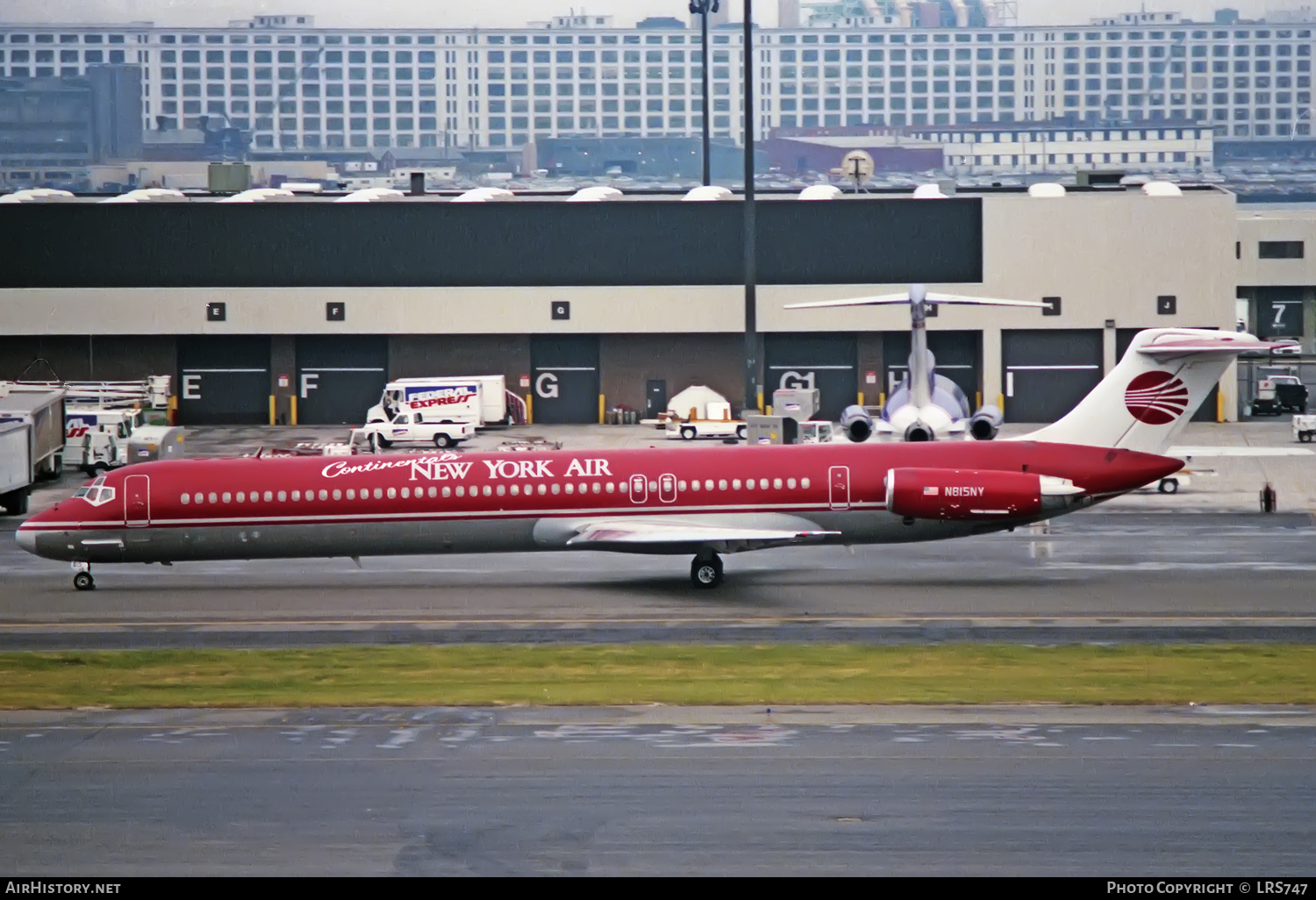 Aircraft Photo of N815NY | McDonnell Douglas MD-82 (DC-9-82) | Continental's New York Air | AirHistory.net #378256