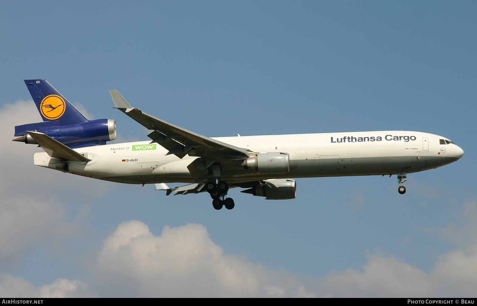 Aircraft Photo of D-ALCI | McDonnell Douglas MD-11F | Lufthansa Cargo | AirHistory.net #378269