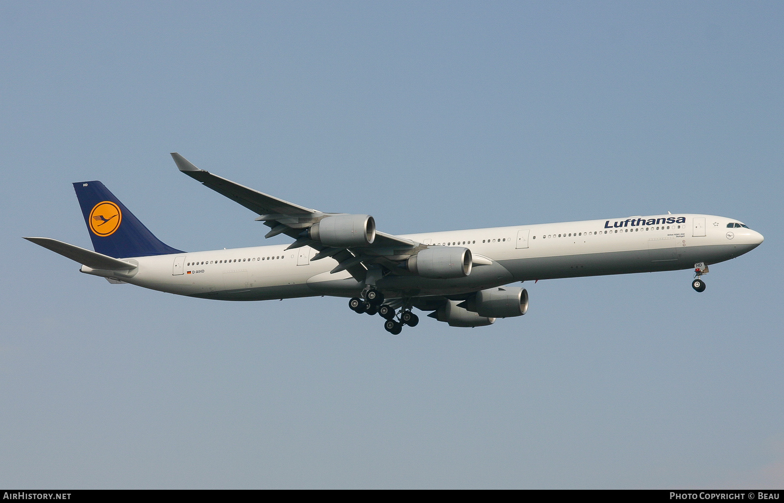 Aircraft Photo of D-AIHD | Airbus A340-642 | Lufthansa | AirHistory.net #378278