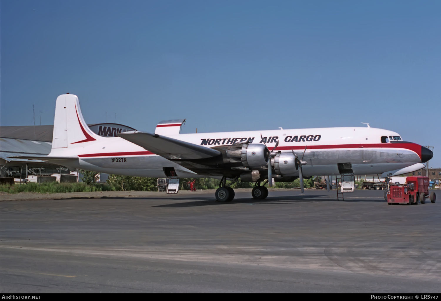 Aircraft Photo of N1027N | Douglas C-118A Liftmaster (DC-6A) | Northern Air Cargo - NAC | AirHistory.net #378281