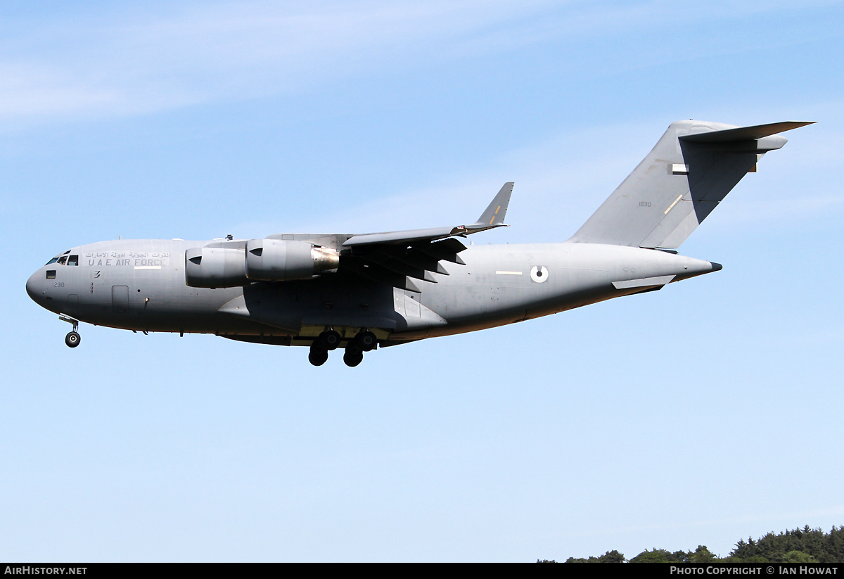 Aircraft Photo of 1230 | Boeing C-17A Globemaster III | United Arab Emirates - Air Force | AirHistory.net #378297