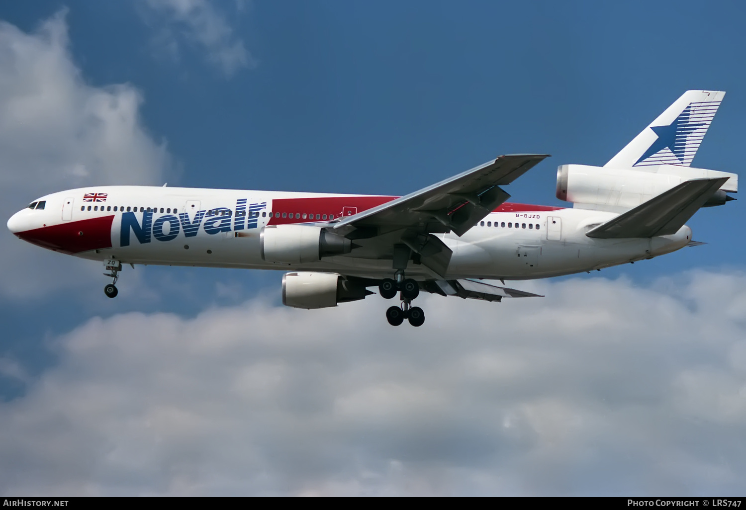 Aircraft Photo of G-BJZD | McDonnell Douglas DC-10-10 | Novair International Airways | AirHistory.net #378304