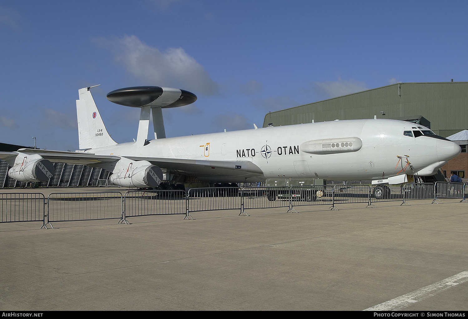 Aircraft Photo of LX-N90450 | Boeing E-3A Sentry | Luxembourg - NATO | AirHistory.net #378329