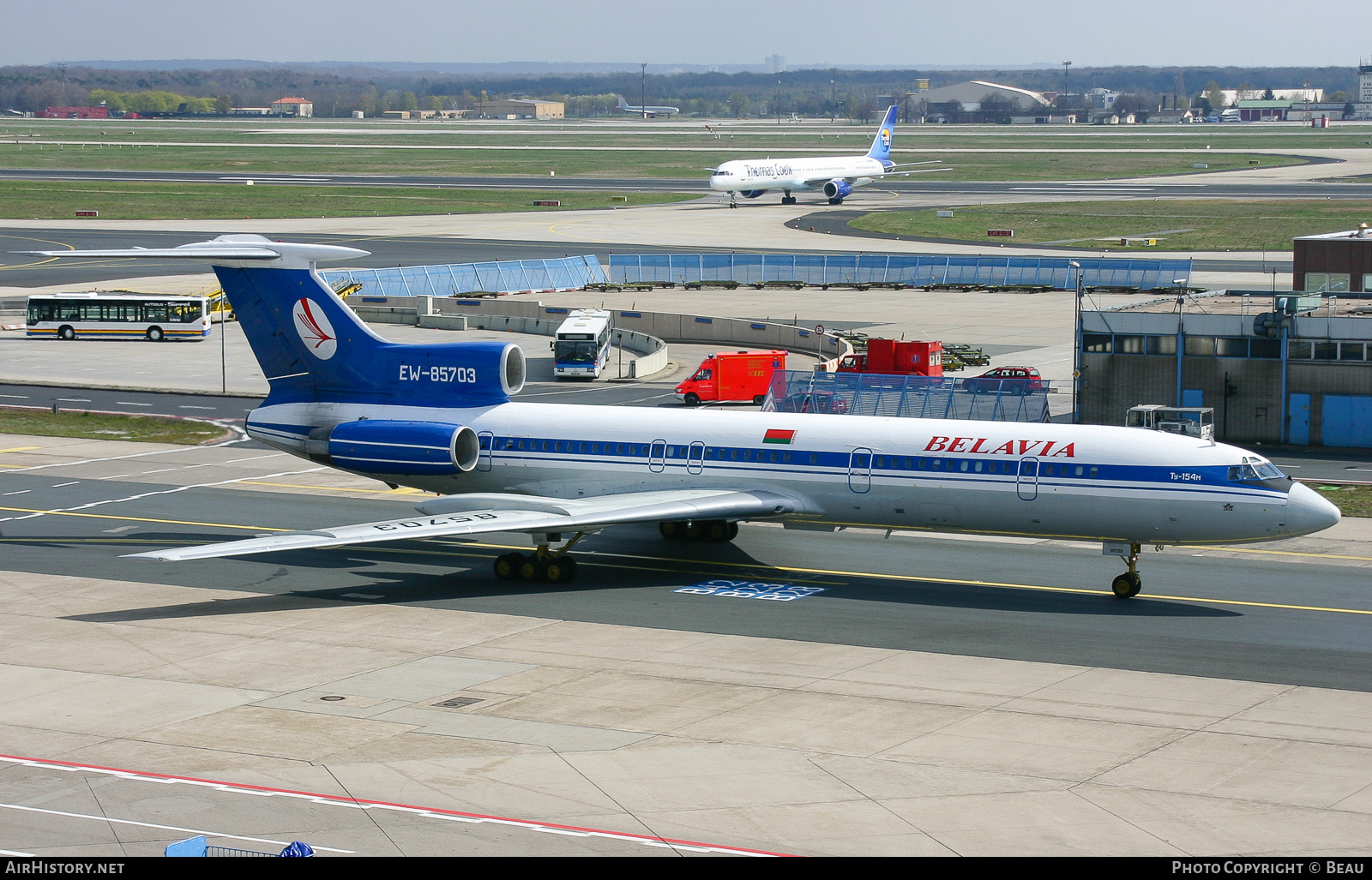 Aircraft Photo of EW-85703 | Tupolev Tu-154M | Belavia | AirHistory.net #378339