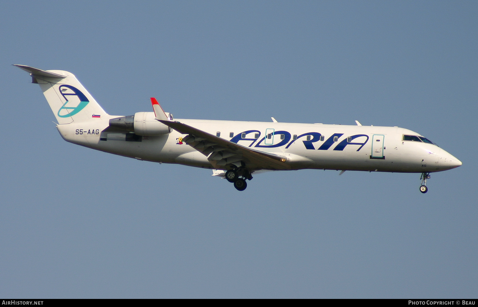 Aircraft Photo of S5-AAG | Bombardier CRJ-200LR (CL-600-2B19) | Adria Airways | AirHistory.net #378349