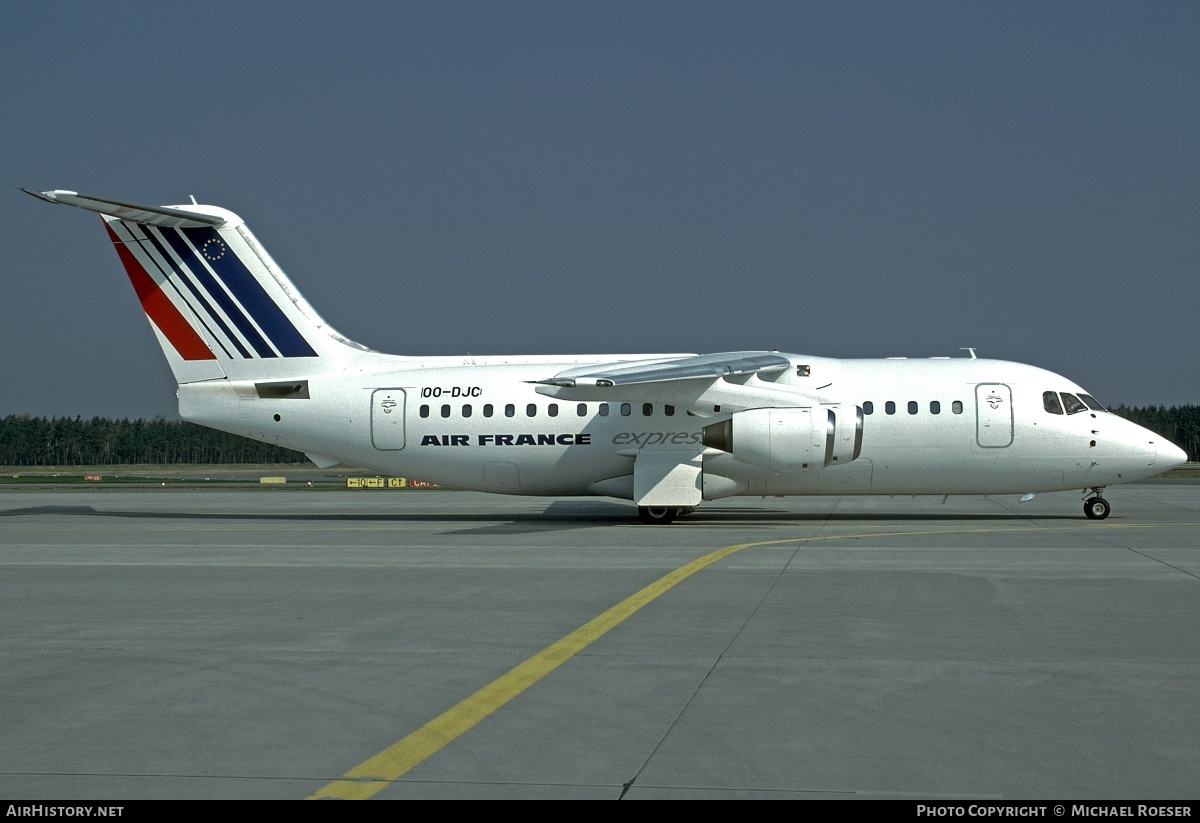 Aircraft Photo of OO-DJC | British Aerospace BAe-146-200 | Air France Express | AirHistory.net #378364