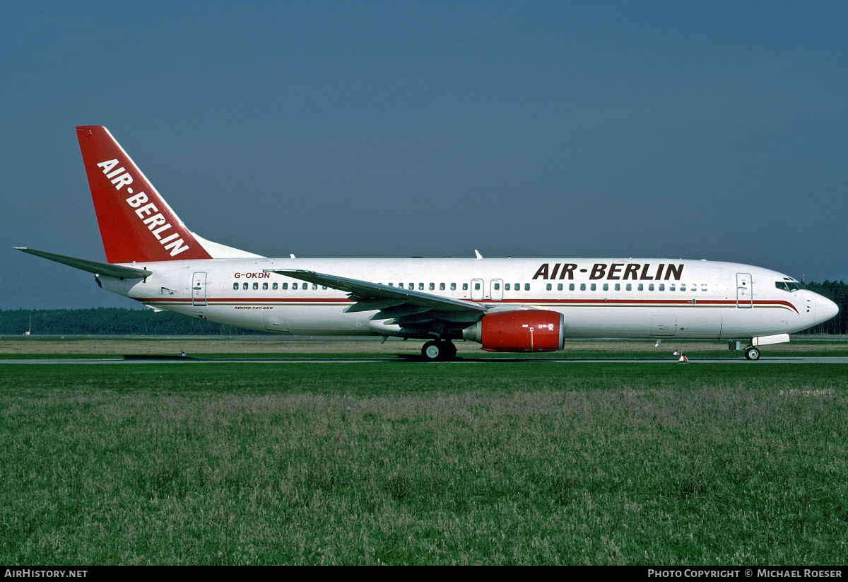 Aircraft Photo of G-OKDN | Boeing 737-8Q8 | Air Berlin | AirHistory.net #378366