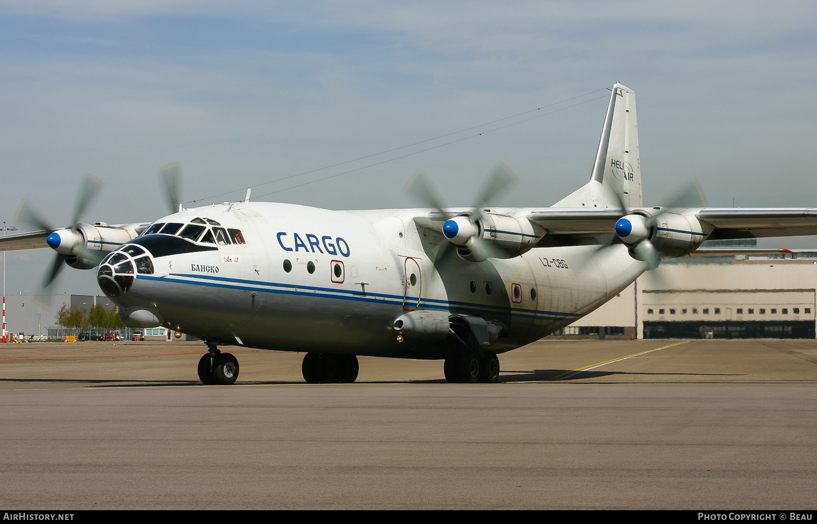 Aircraft Photo of LZ-CBG | Antonov An-12BP | Heli Air Cargo | AirHistory.net #378375