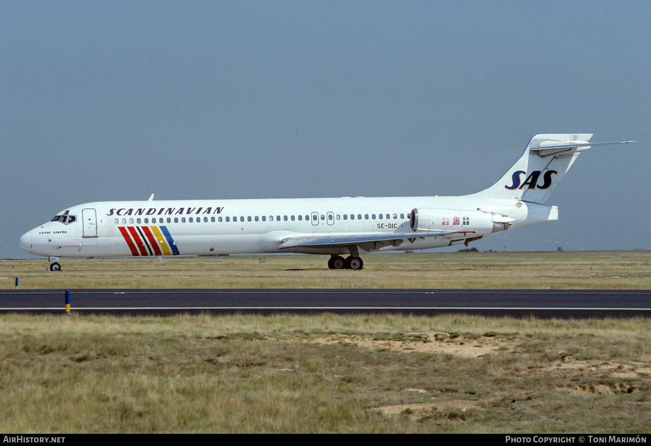 Aircraft Photo of SE-DIC | McDonnell Douglas MD-87 (DC-9-87) | Scandinavian Airlines - SAS | AirHistory.net #378386