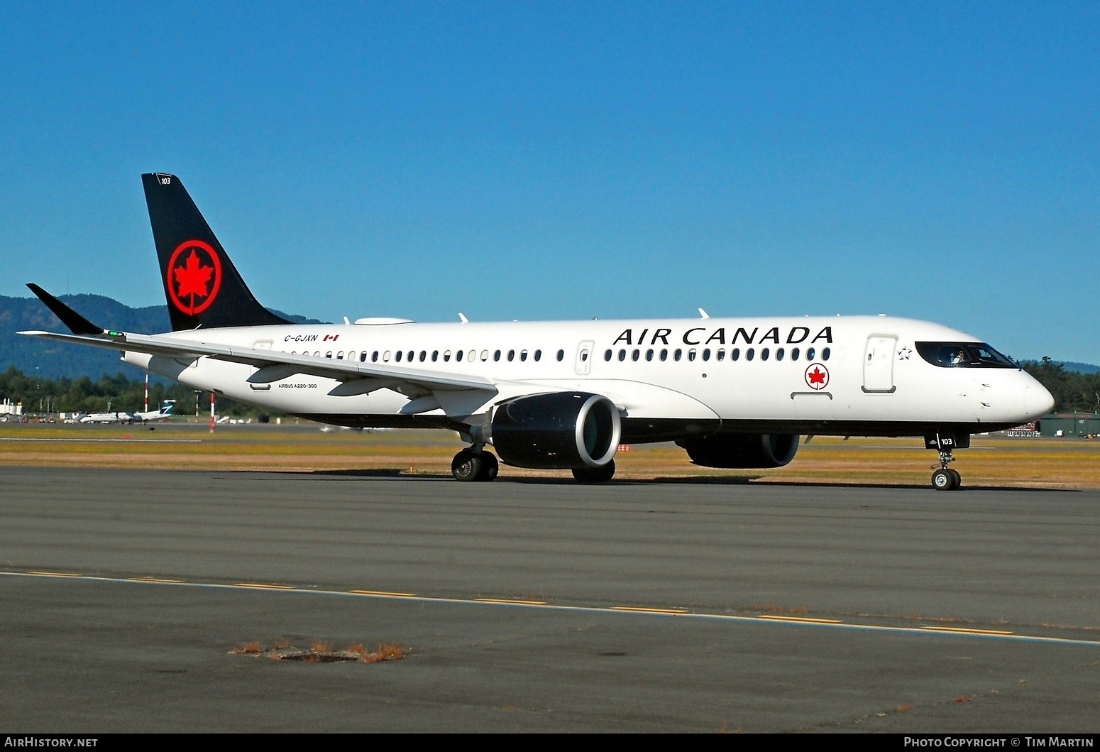 Aircraft Photo of C-GJXN | Airbus A220-371 (BD-500-1A11) | Air Canada | AirHistory.net #378392