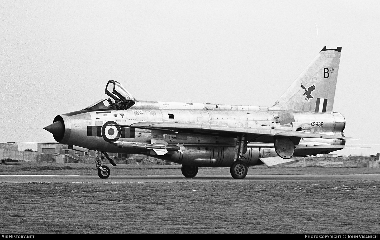Aircraft Photo of XS936 | English Electric Lightning F6 | UK - Air Force | AirHistory.net #378406
