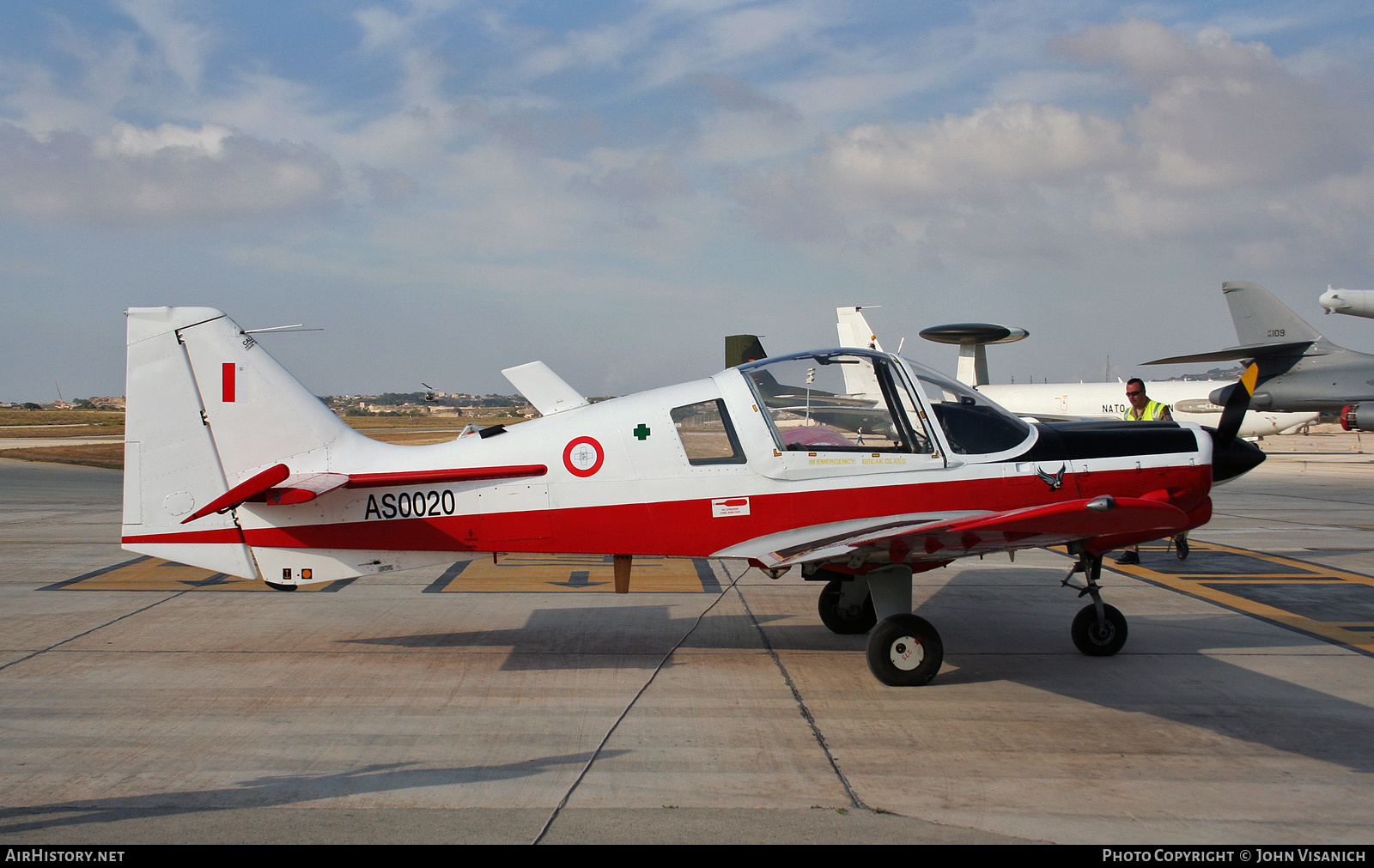 Aircraft Photo of AS0020 | Scottish Aviation Bulldog T1 | Malta - Air Force | AirHistory.net #378411