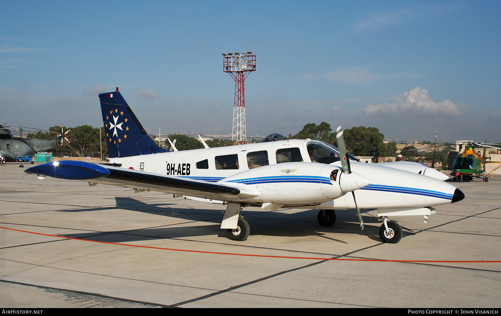 Aircraft Photo of 9H-AEB | Piper PA-34-200T Seneca II | European Flight Academy | AirHistory.net #378418