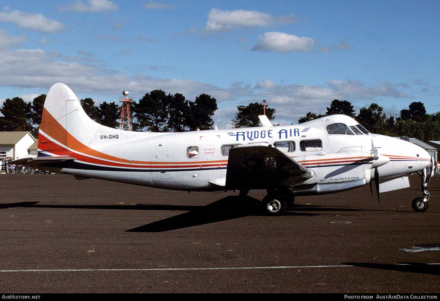 Aircraft Photo of VH-DHQ | De Havilland D.H. 104 Dove 8 | Rudge Air | AirHistory.net #378421