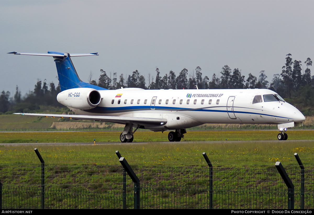 Aircraft Photo of HC-CGO | Embraer ERJ-145LR (EMB-145LR) | Petroamazonas | AirHistory.net #378433