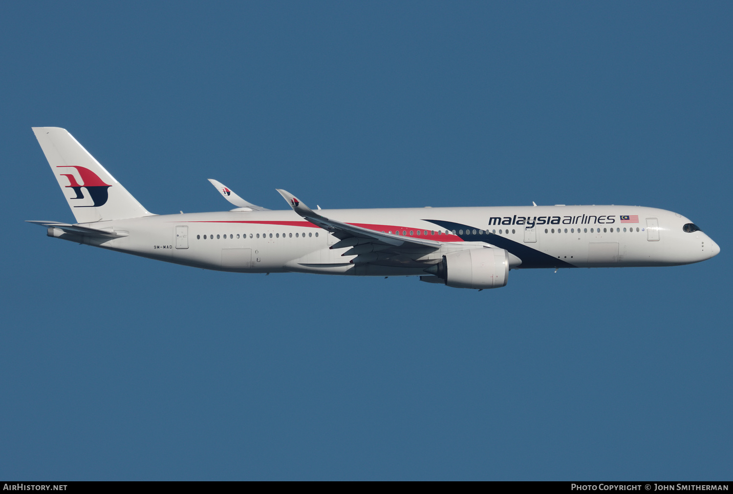 Aircraft Photo of 9M-MAD | Airbus A350-941 | Malaysia Airlines | AirHistory.net #378452