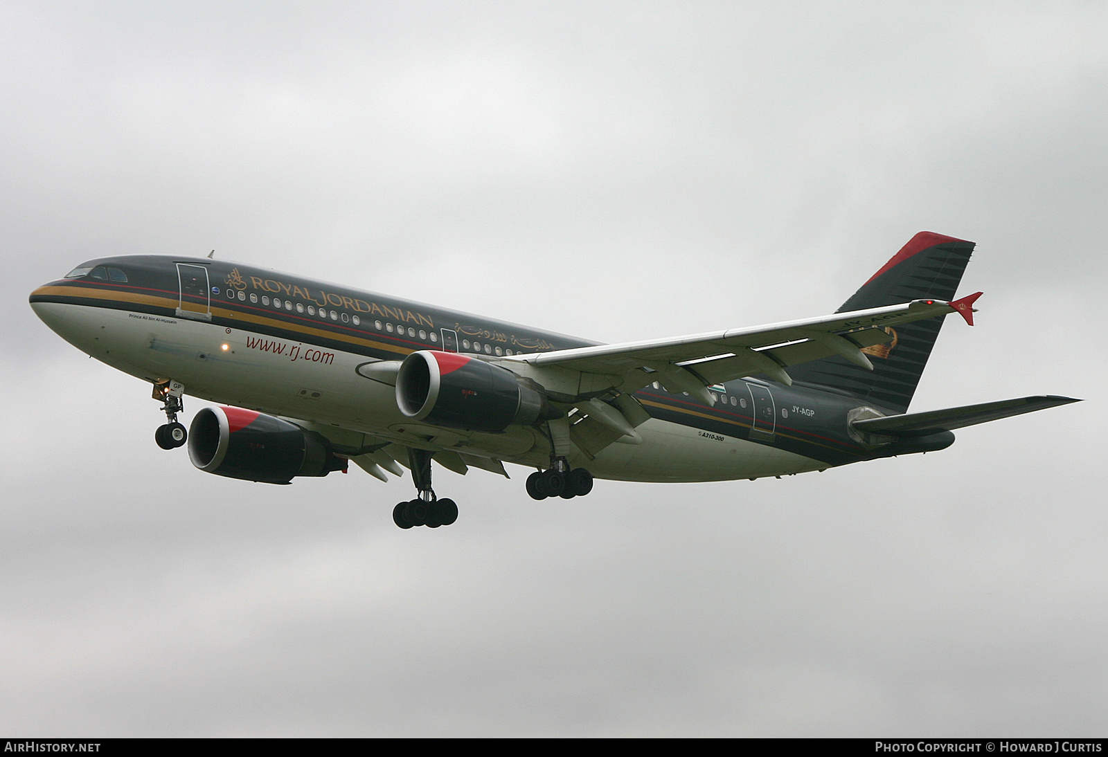 Aircraft Photo of JY-AGP | Airbus A310-304 | Royal Jordanian Airlines | AirHistory.net #378492