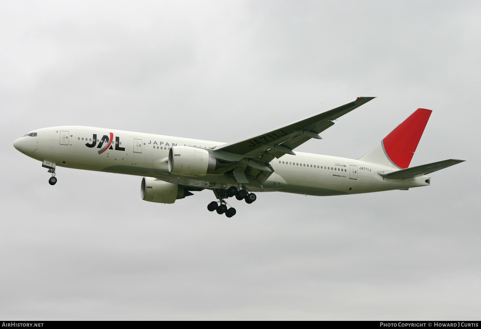 Aircraft Photo of JA711J | Boeing 777-246/ER | Japan Airlines - JAL | AirHistory.net #378498