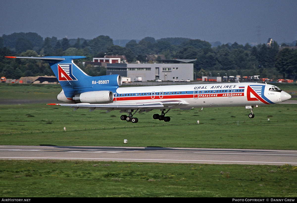 Aircraft Photo of RA-85807 | Tupolev Tu-154M | Ural Airlines | AirHistory.net #378499