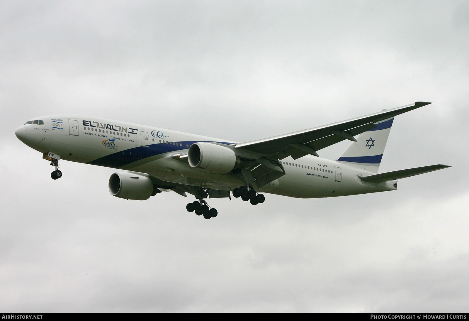Aircraft Photo of 4X-ECF | Boeing 777-258/ER | El Al Israel Airlines | AirHistory.net #378500